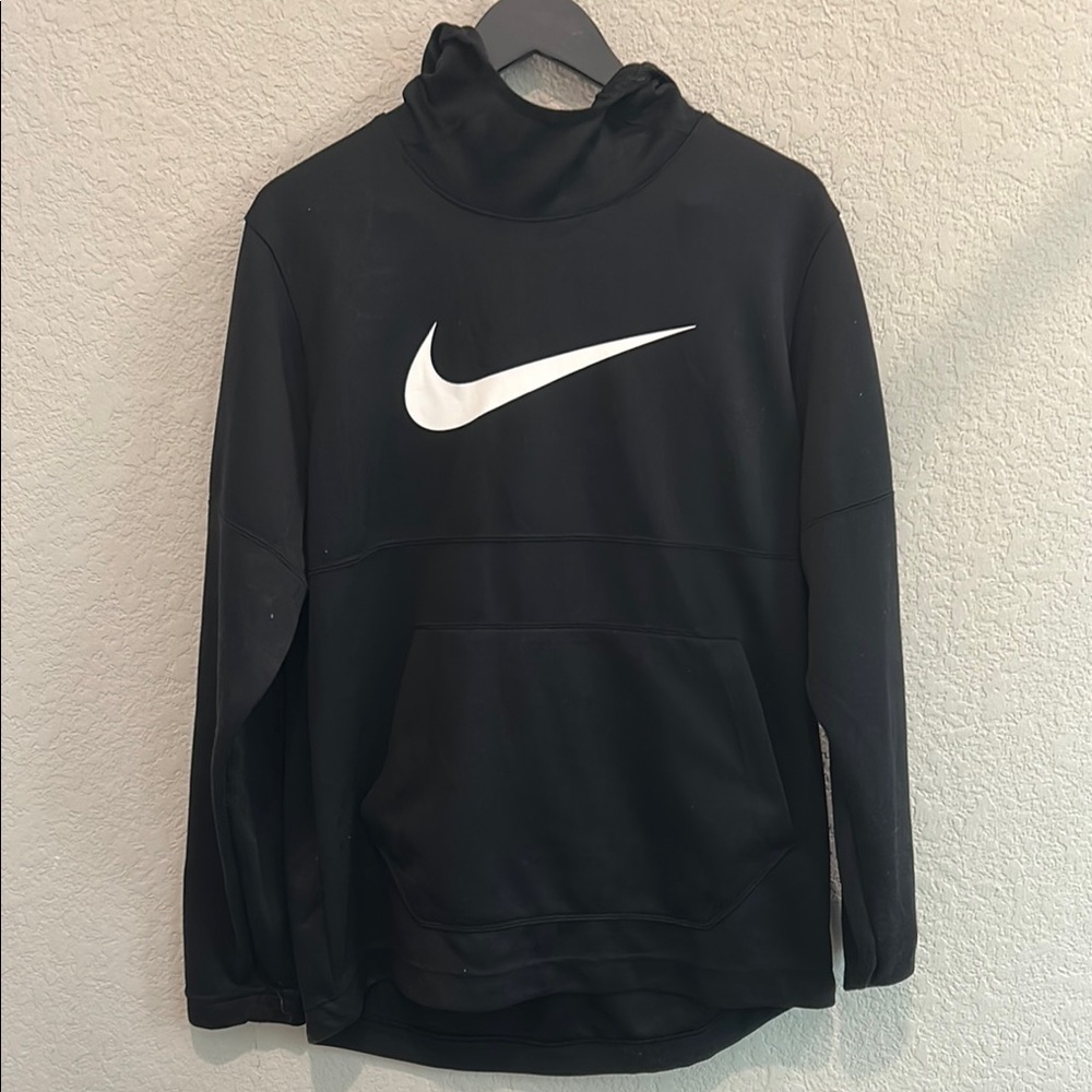 Nike Black Pullover with White Swoosh large